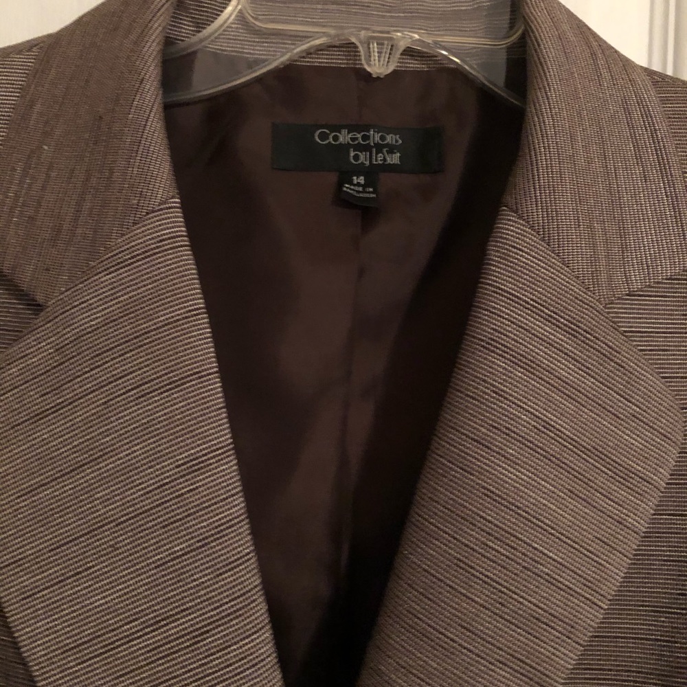 Brown suit